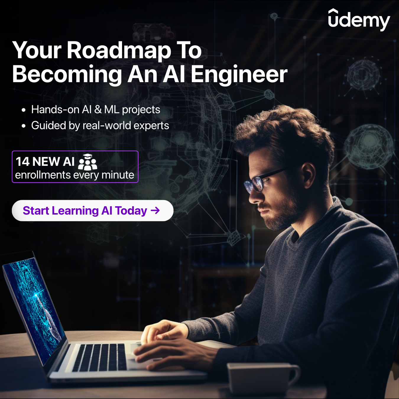Udemy Facebook ad