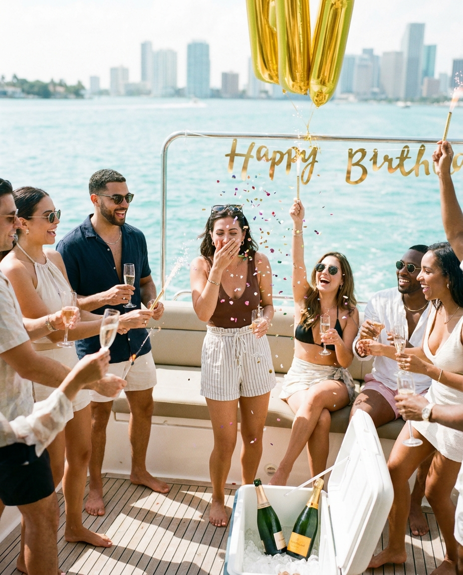 Boat Sitter US Facebook ad: Make Their Birthday Unforgettable