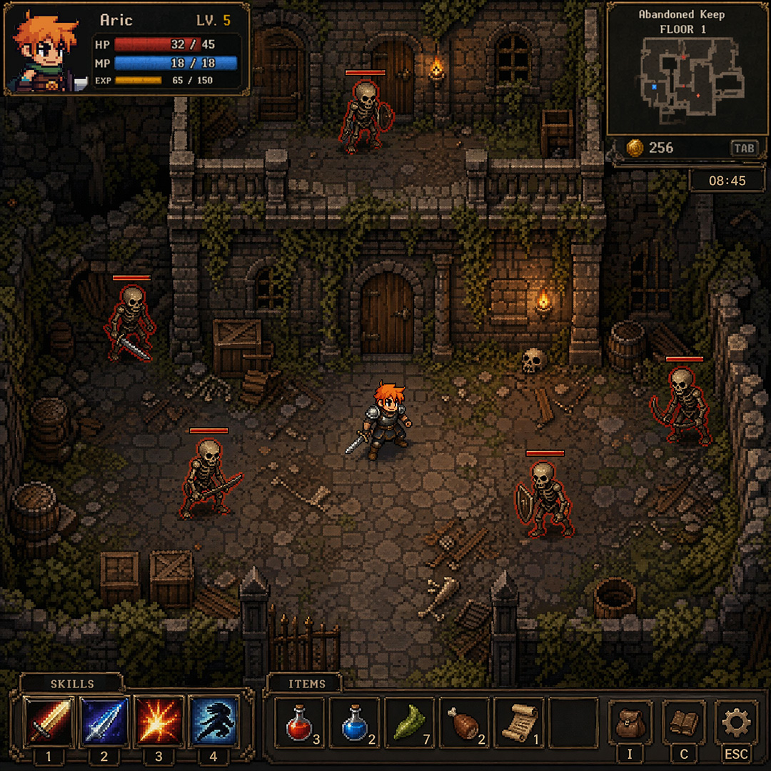 Top Heroes Facebook ad: Download free now