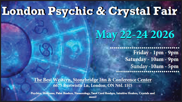 Psychic Fairs Facebook ad: London Psychic & Crystal Fair
