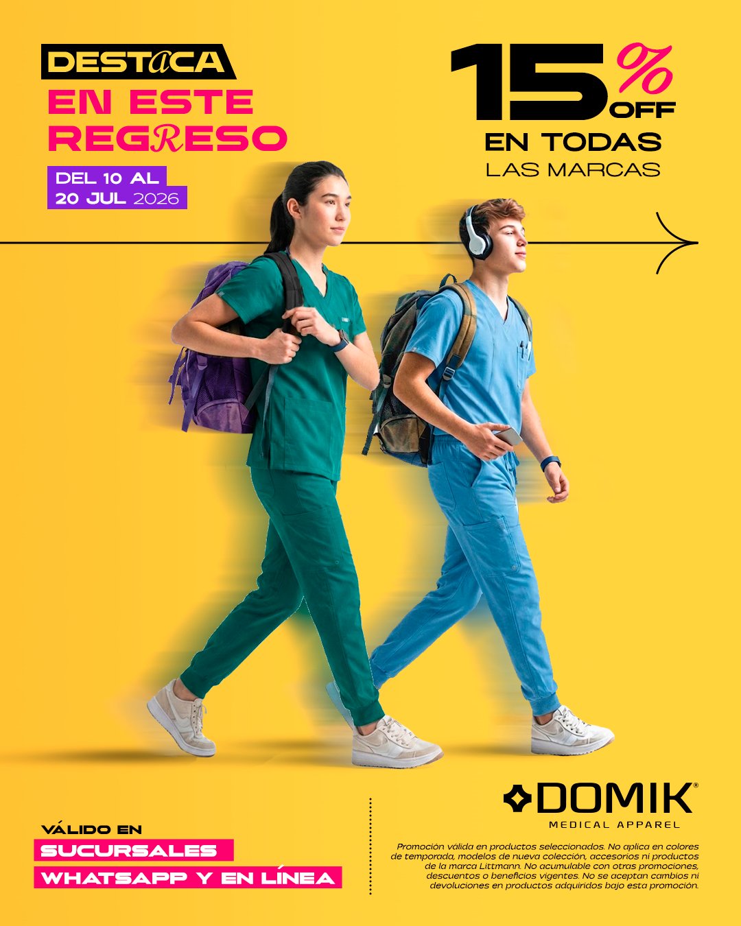 Domik Uniformes Médicos Facebook ad