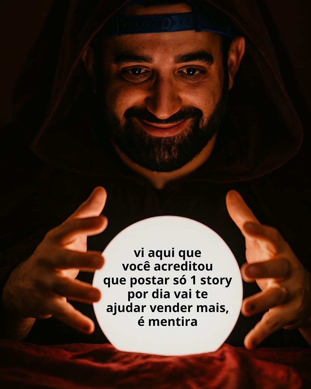 Rafa Brito Facebook ad: Vi essa coisas aqui na minha bola de…