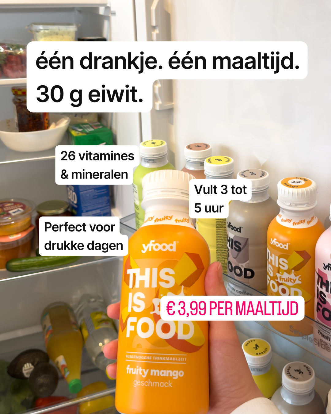 yfood Facebook ad: Bestel nu!
