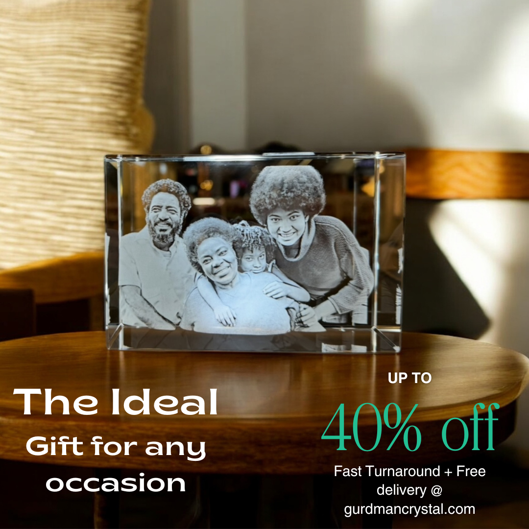 Gurdman Crystal Facebook ad: Turn life’s special moments into lasting keepsakes in…