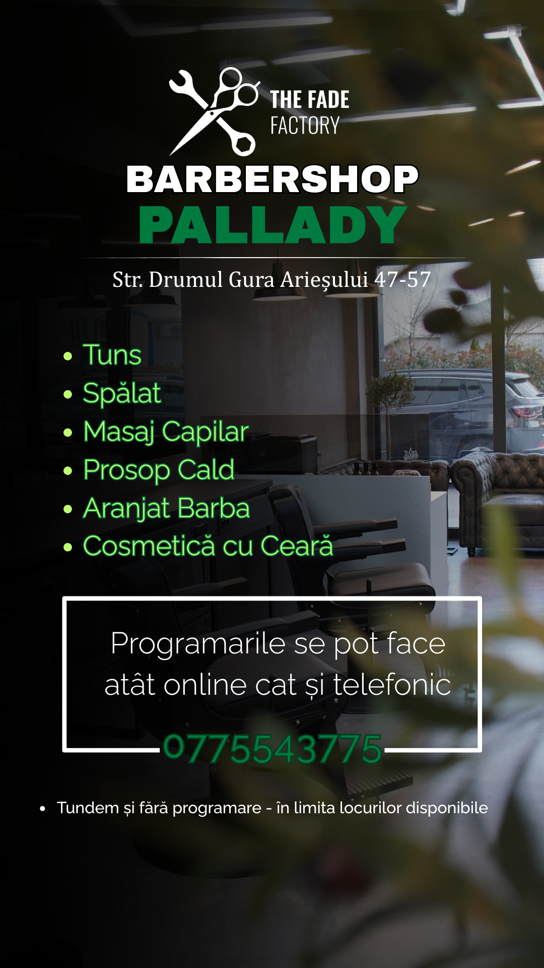 The Fade-Factory Barbershop Facebook ad