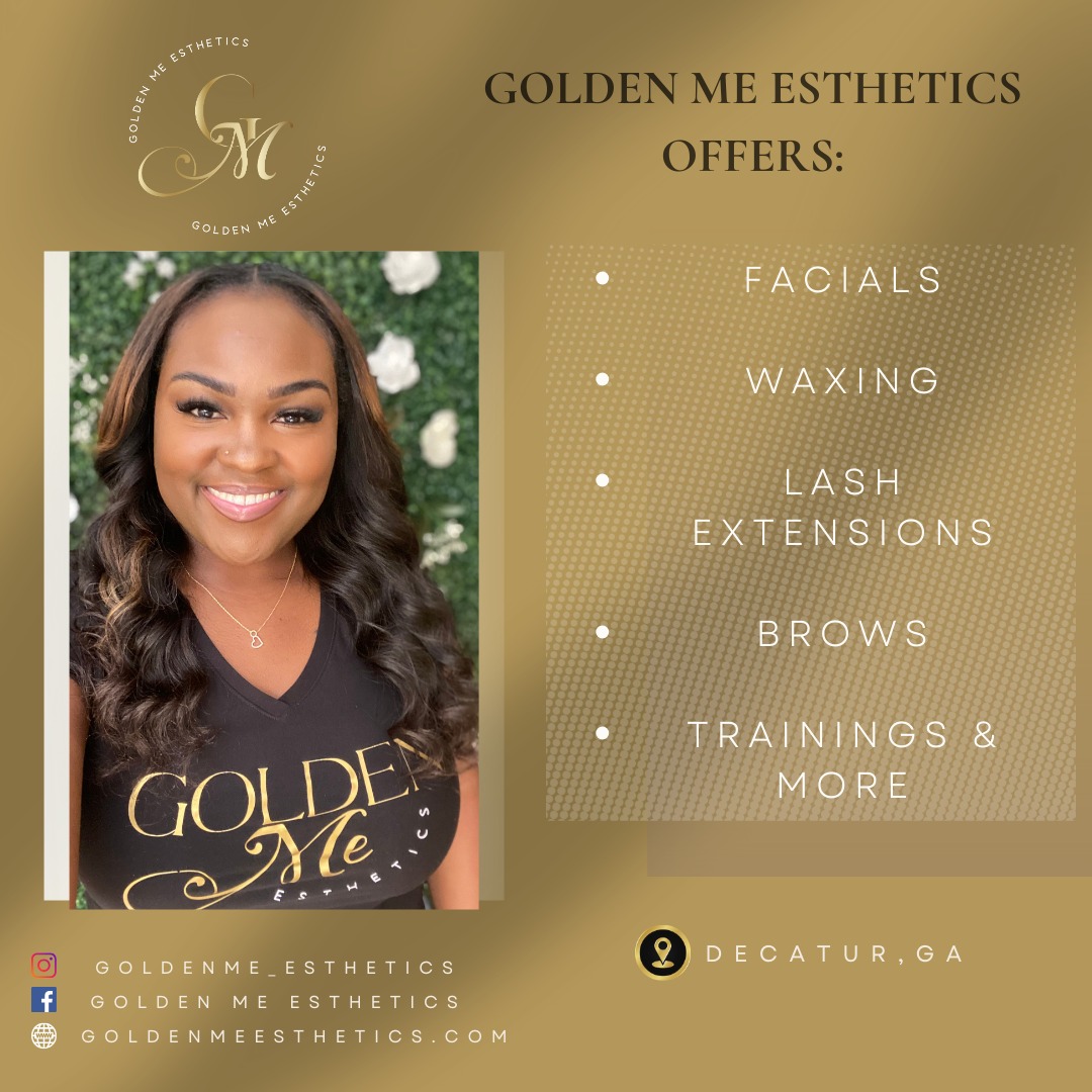 Golden Me Esthetics Facebook ad: Discover the ultimate self-care experience!