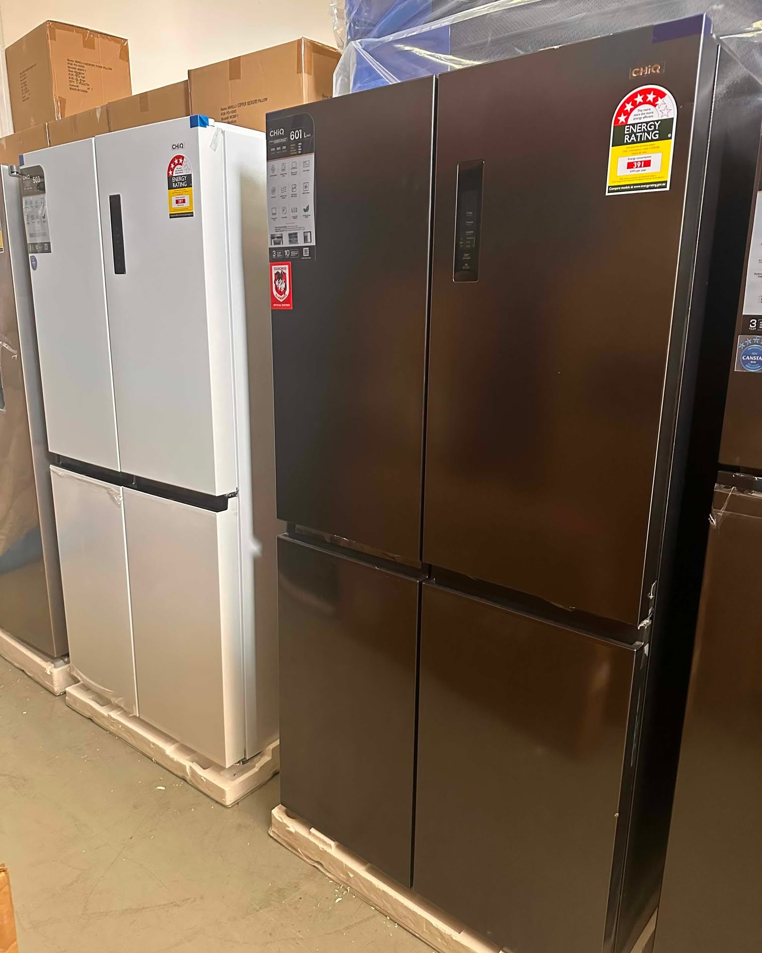 Musa Yakup Facebook ad: Brand new Fridge & Freezer MEGA SALE on now! Chiq, TCL…