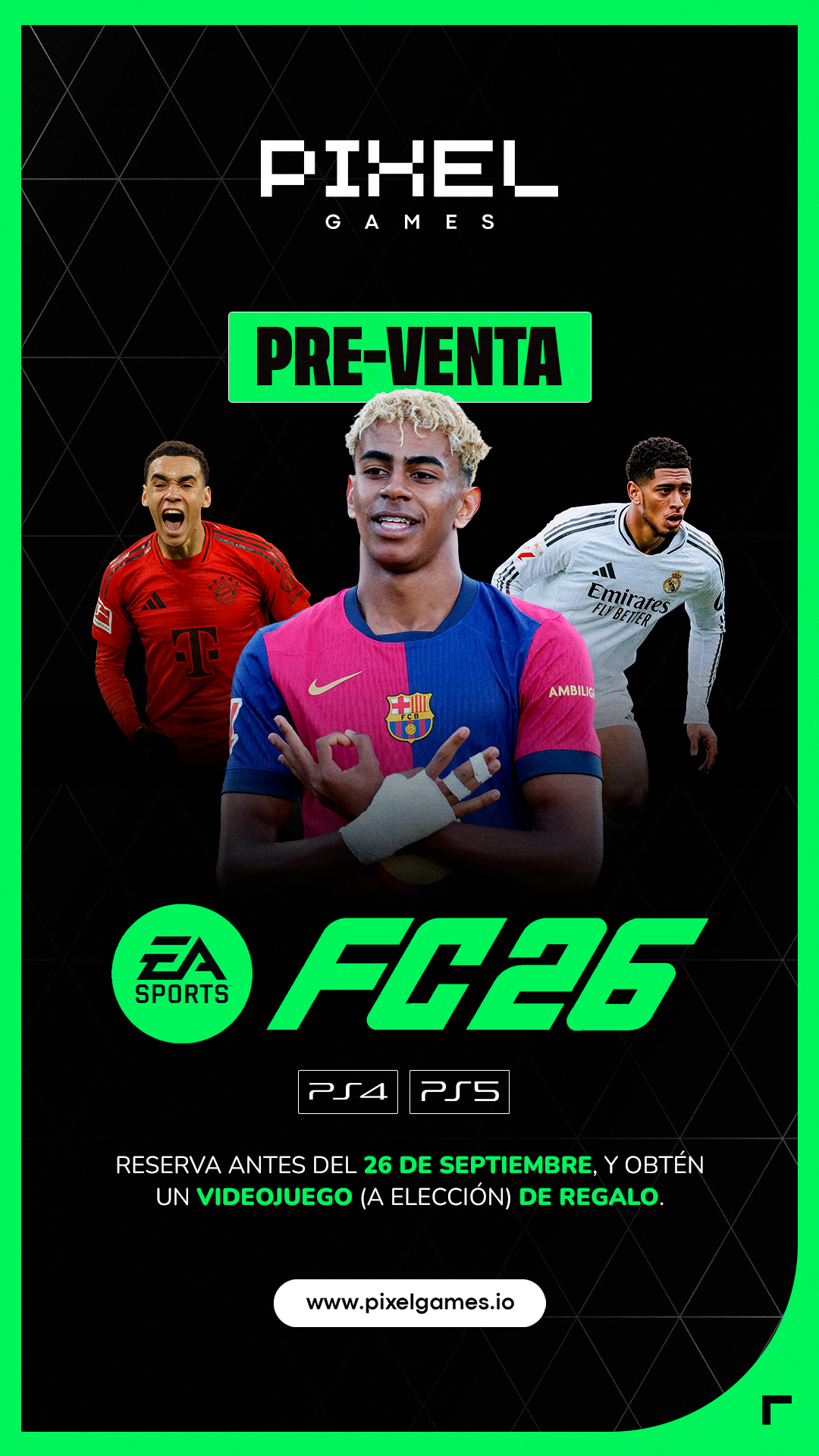 Pixel Games Facebook ad