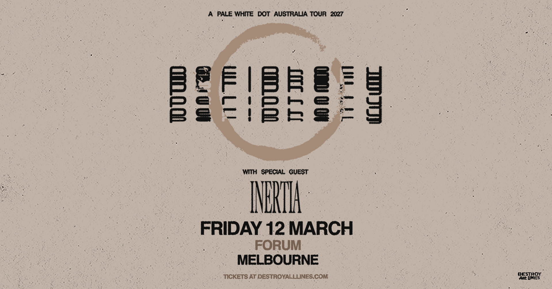 Destroy All Lines Facebook ad: Periphery // Melbourne // A Pale White Dot Australia 2027…