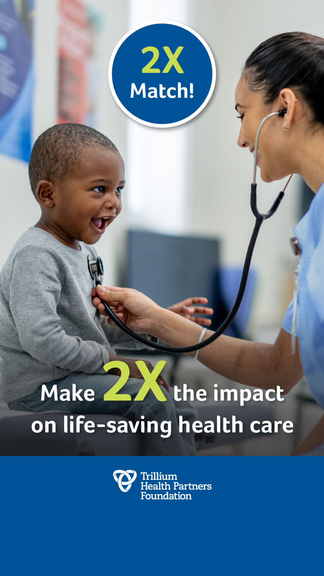Trillium Health Partners Facebook ad from Feb 23, 2026