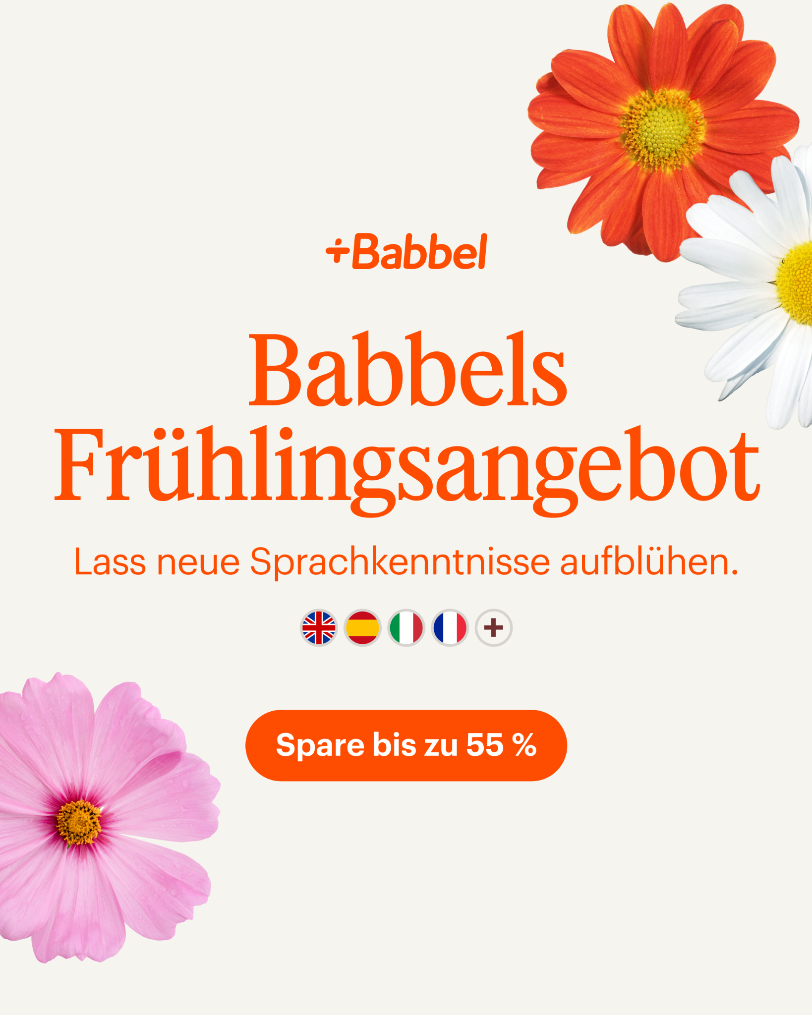 Babbel Facebook ad
