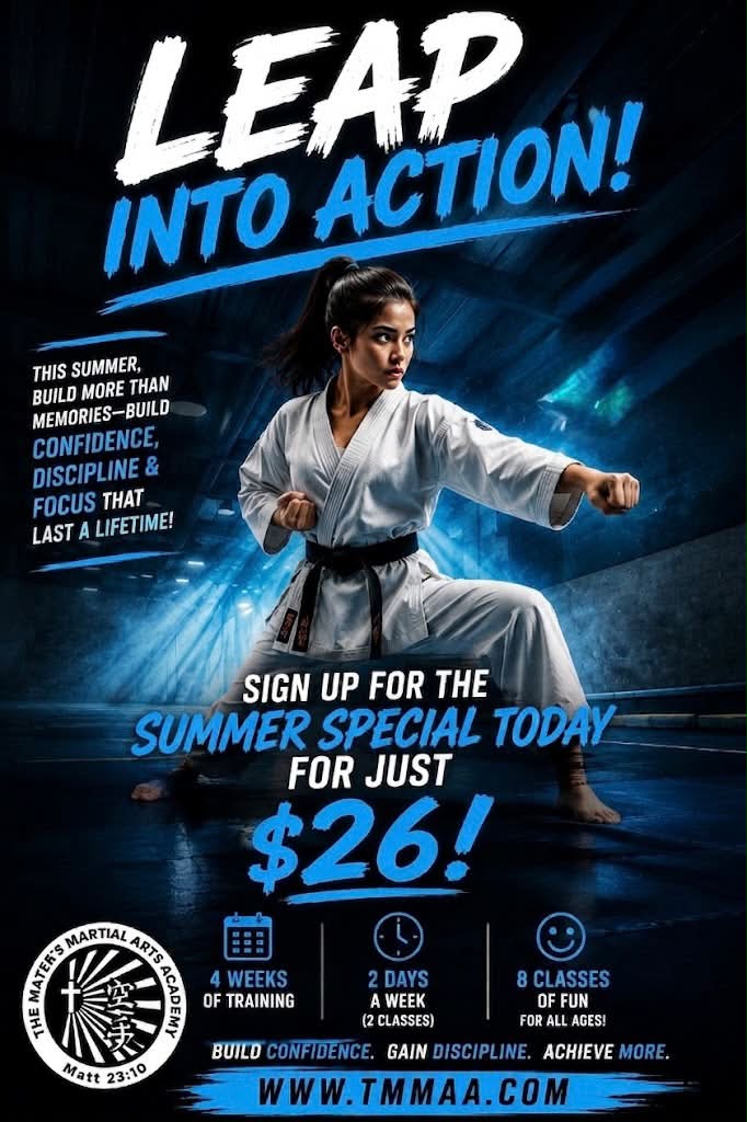 The Master's Martial Arts Academy Facebook ad