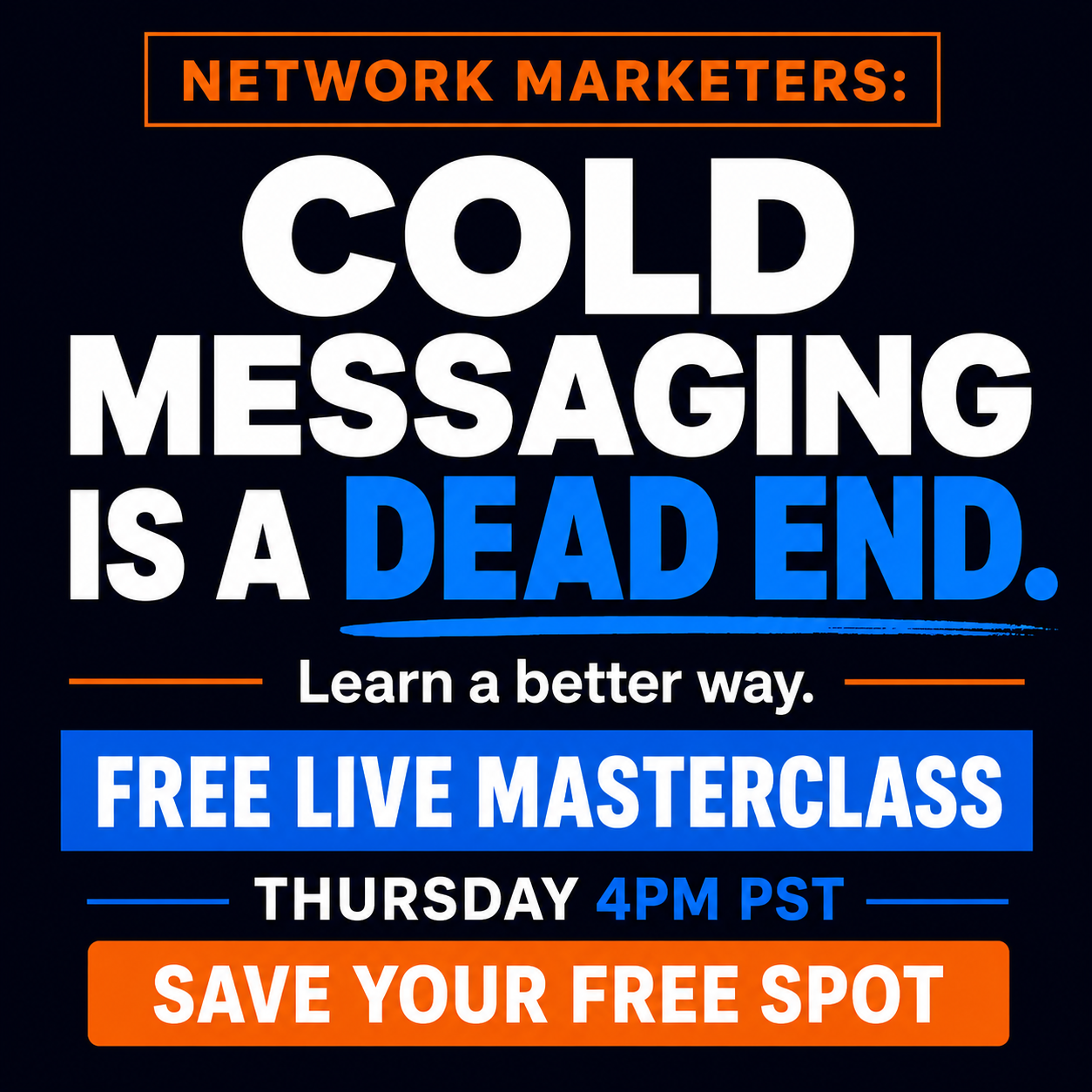 Attraction Marketing Facebook ad