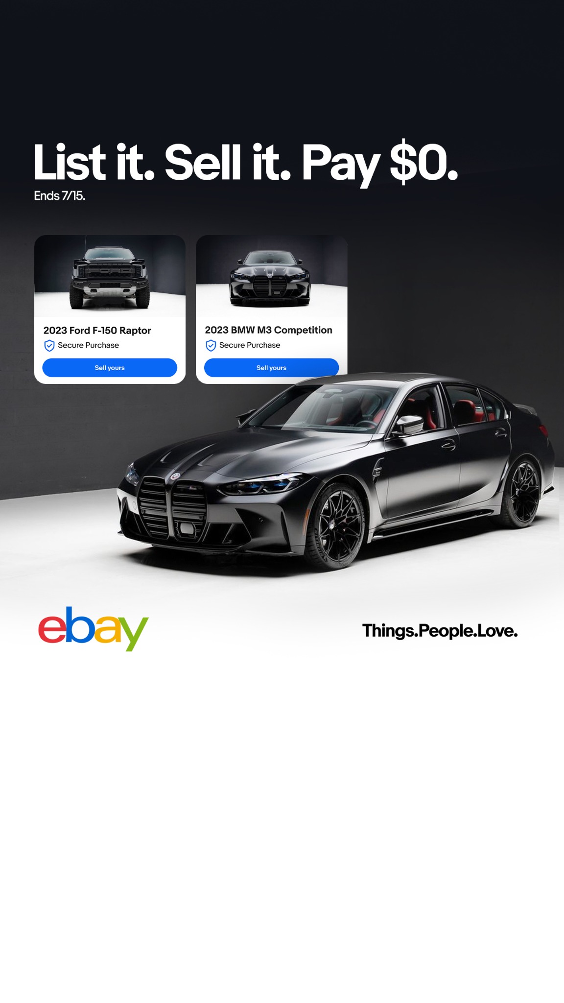 eBay Facebook ad