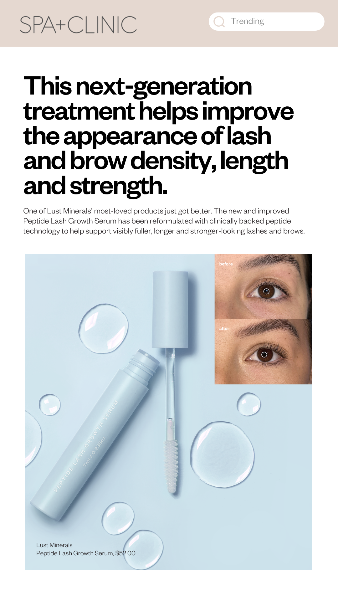 Lust Minerals Facebook ad