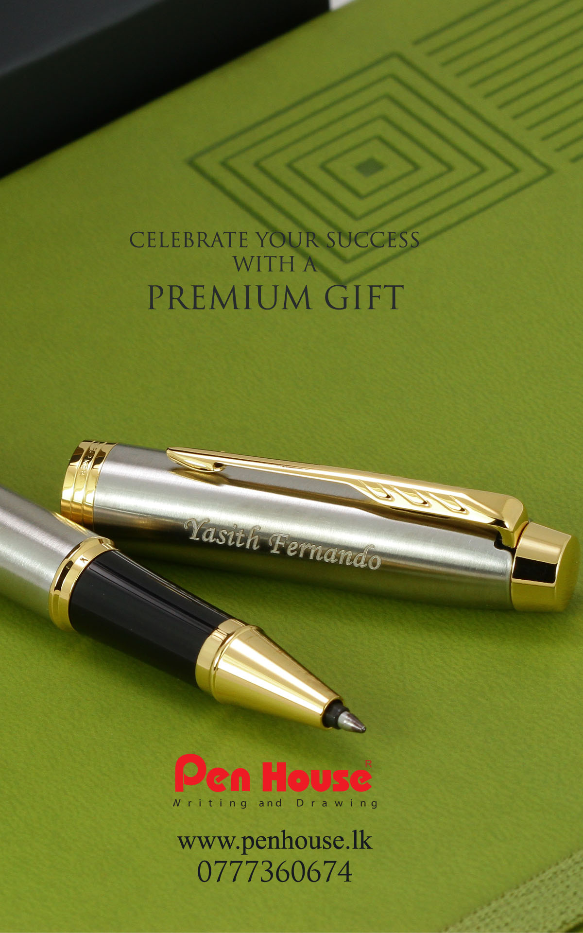 PenHouse Facebook ad: Celebrate Your Success with a Premium Gift! us