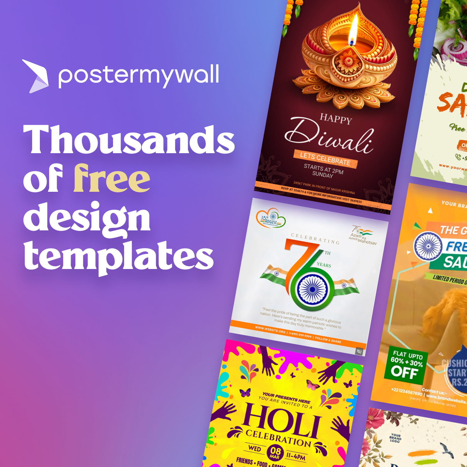 PosterMyWall Facebook ad