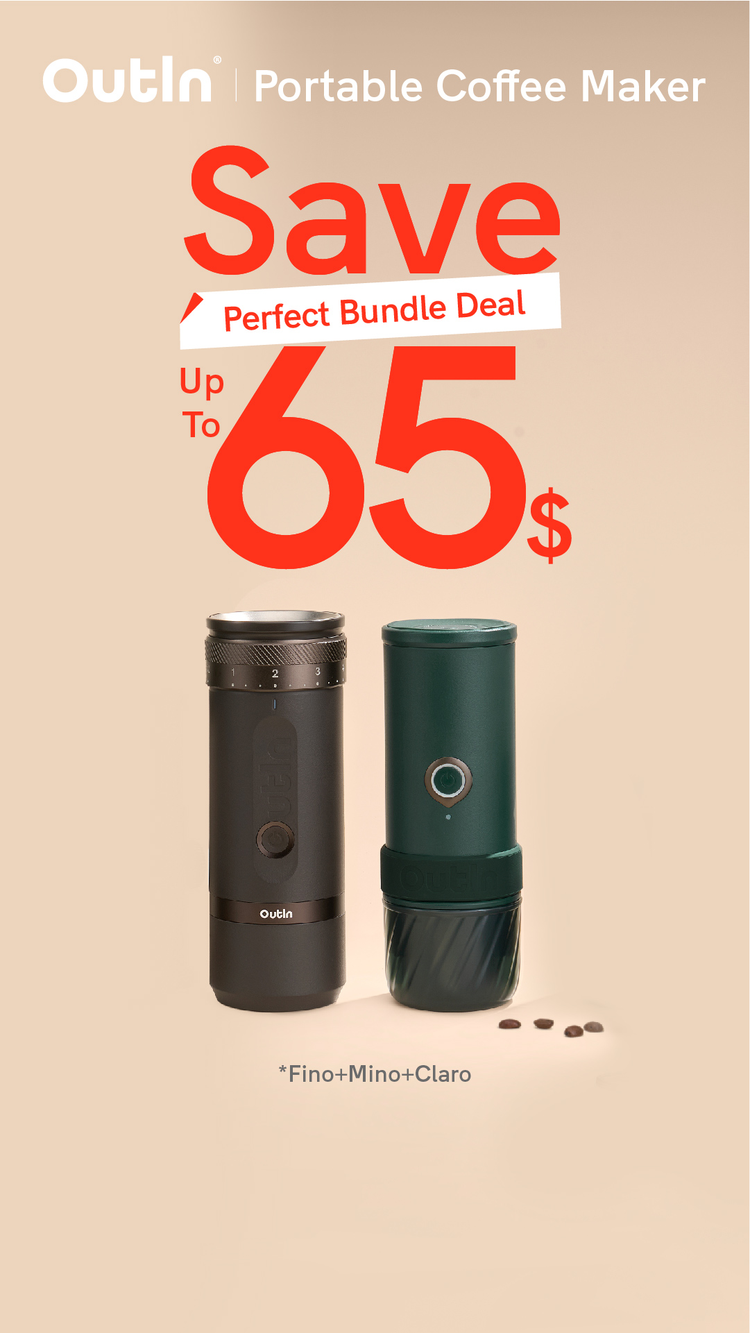 Outin Portable Electric Espresso Machine Facebook ad