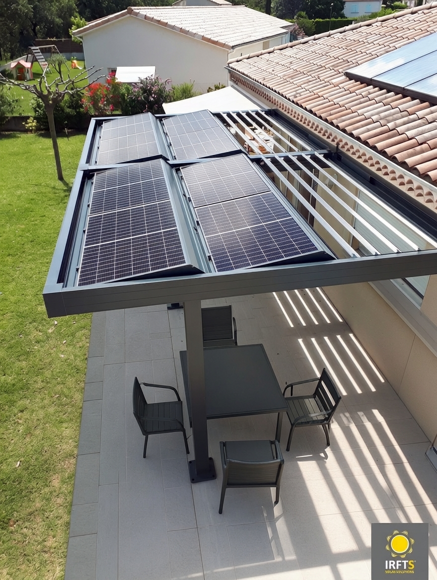 Planigy par ÉS Facebook ad: Installateur de pergolas solaires