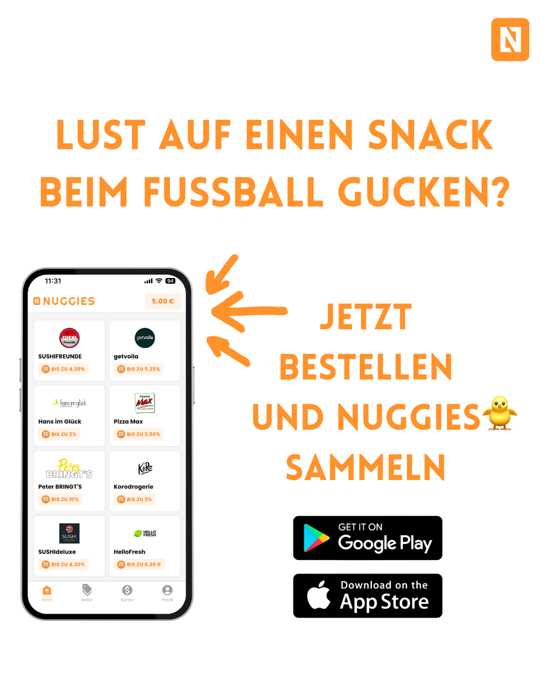 nuggies_de Facebook ad: NUGGIES: Echtes Geld verdienen