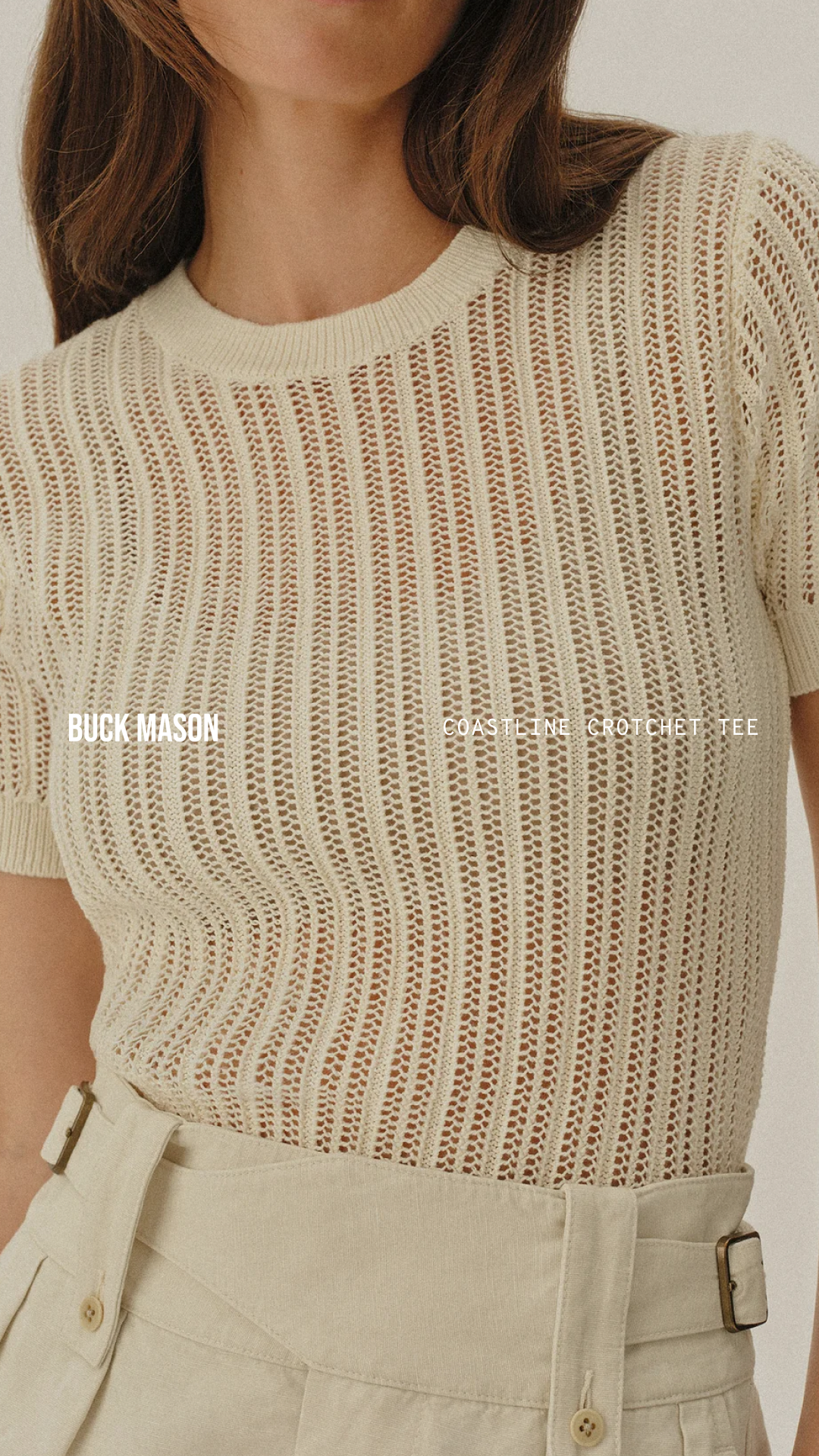 Buck Mason Women's Facebook ad