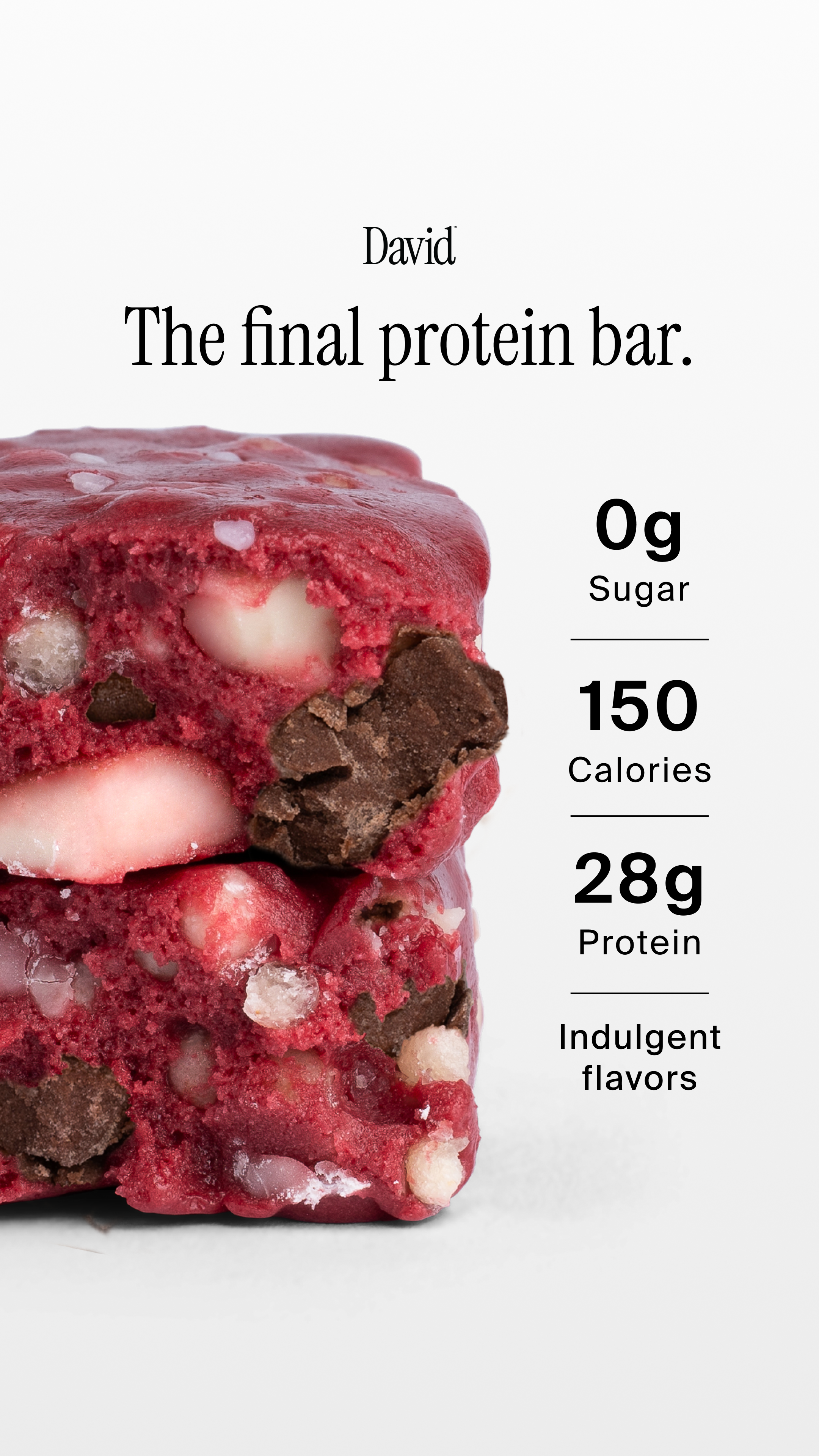 David Protein Facebook ad