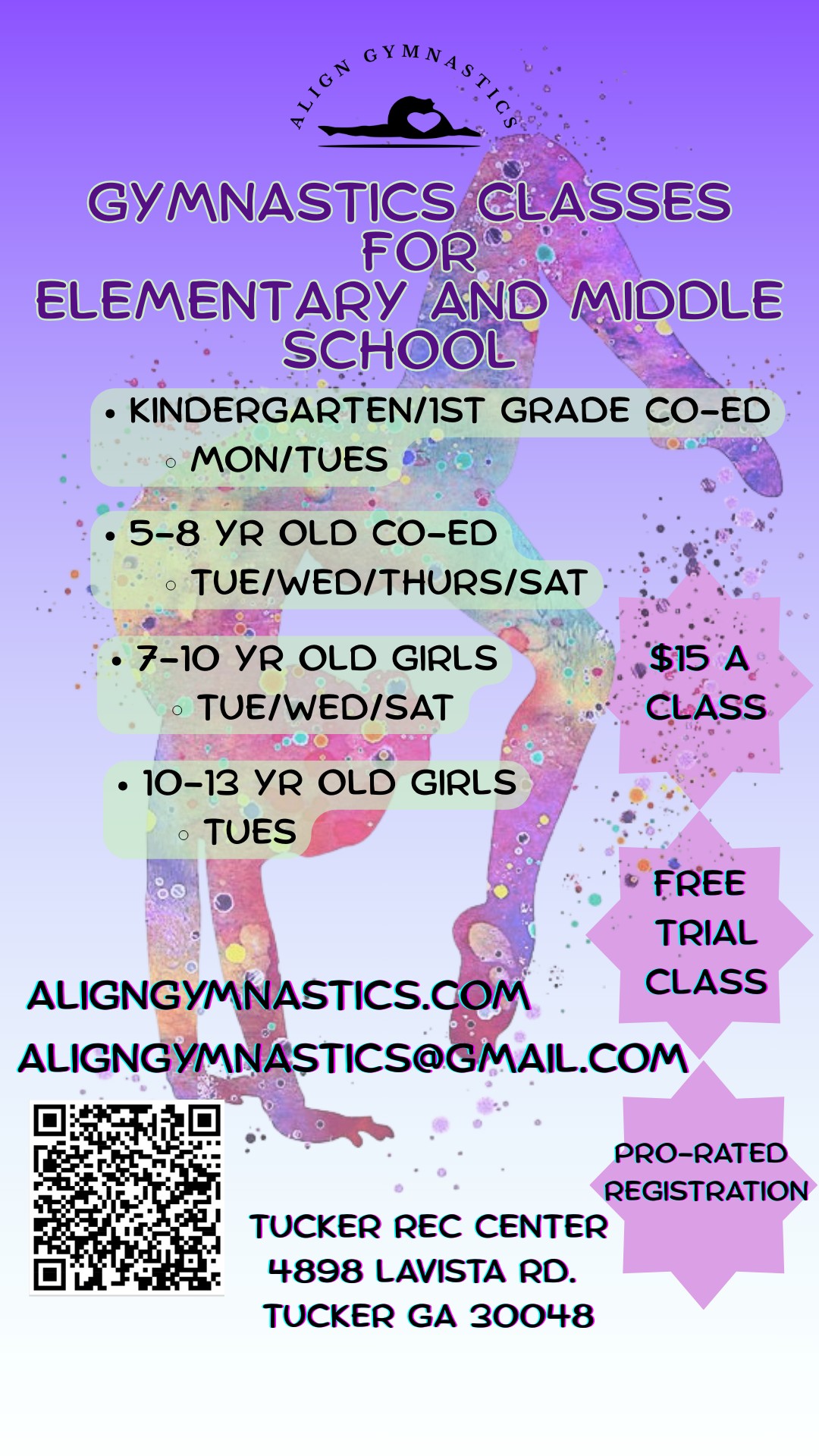 Align Gymnastics Facebook ad: Home | Align Gymnastics