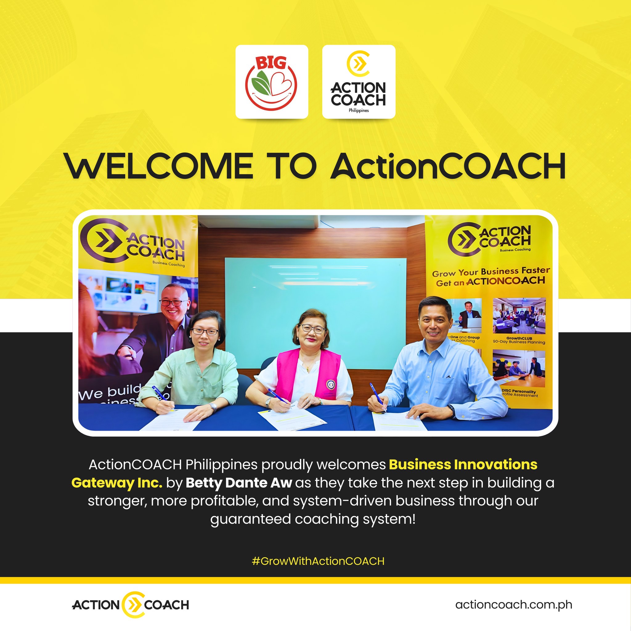 ActionCOACH Philippines Facebook ad
