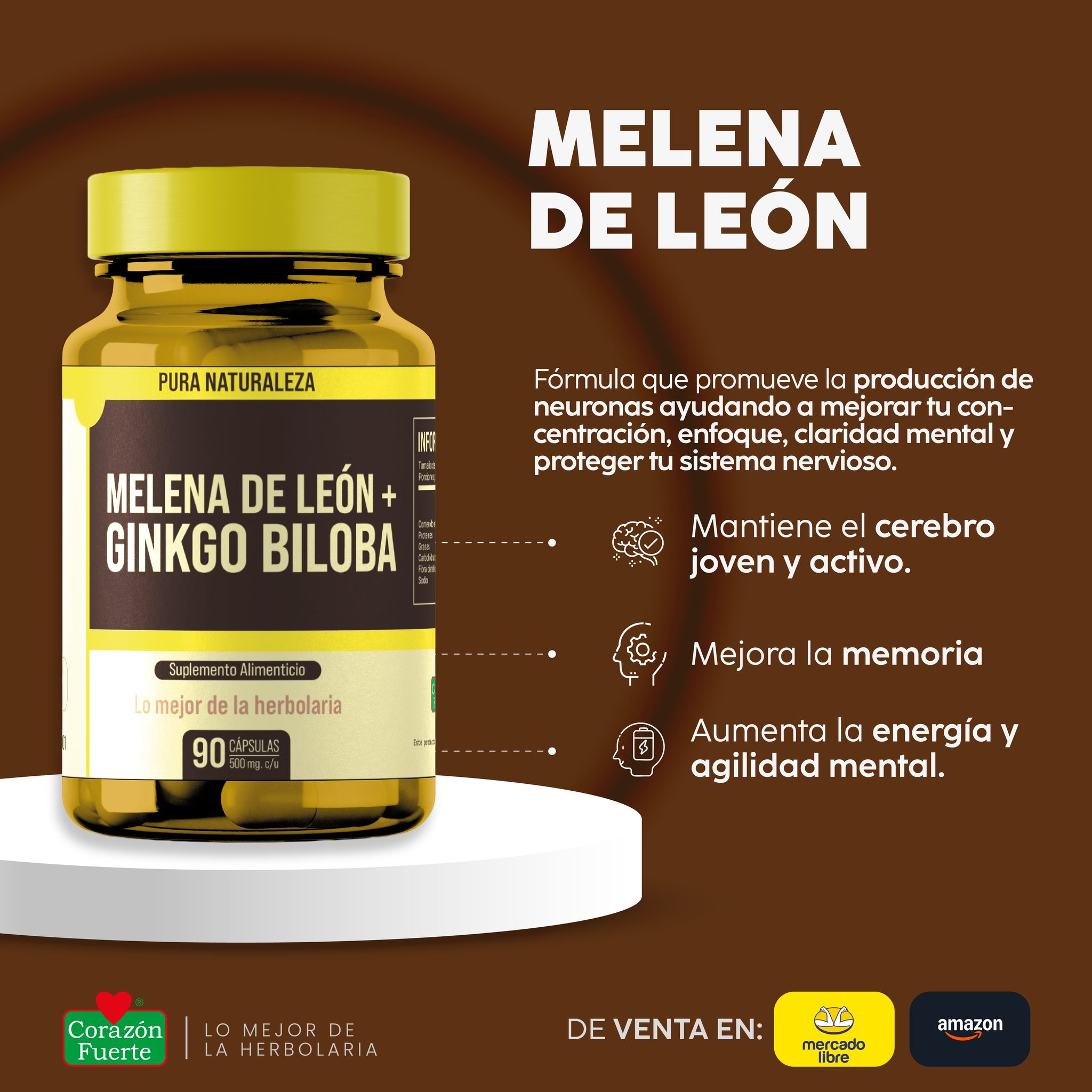 Corazon Fuerte Suplementos Facebook ad: Tu mente ya no rinde como antes: te…