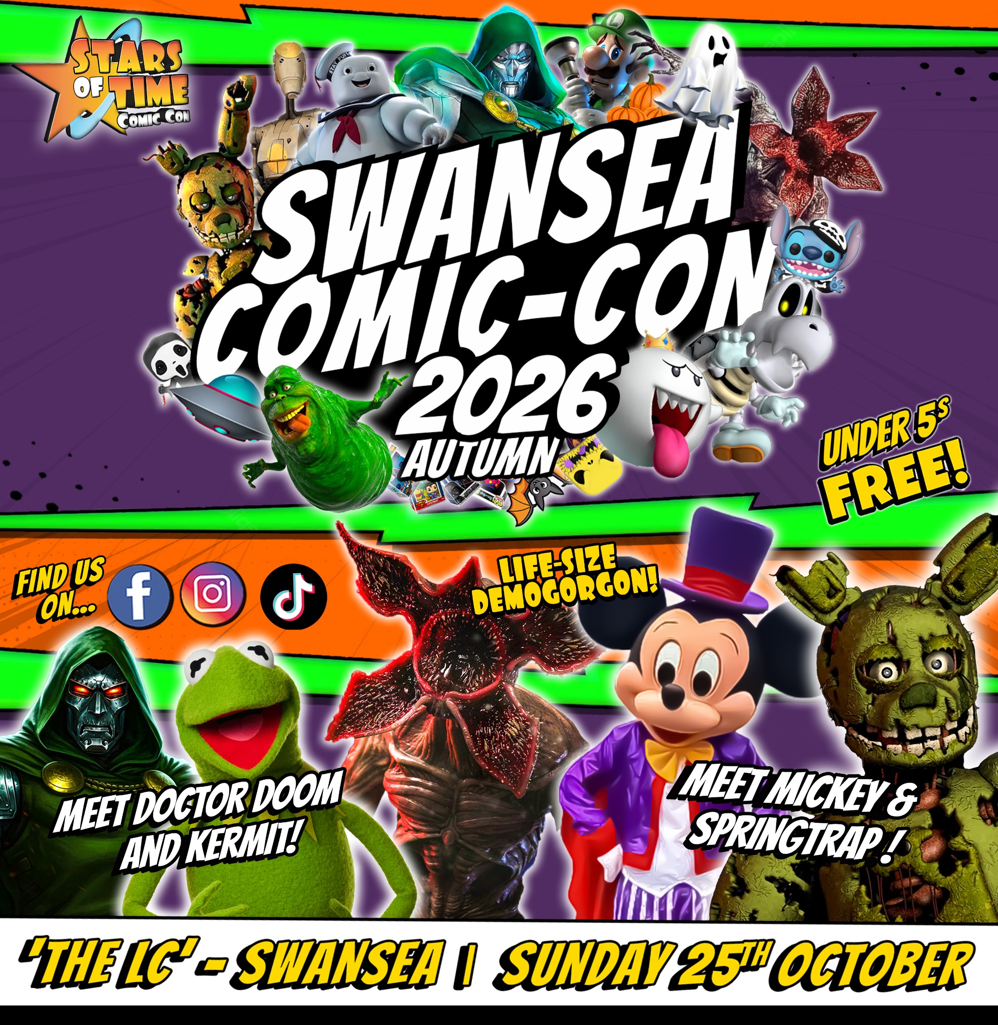 Swansea Comic Con Facebook ad: Swansea Comic Con - Autumn 2026