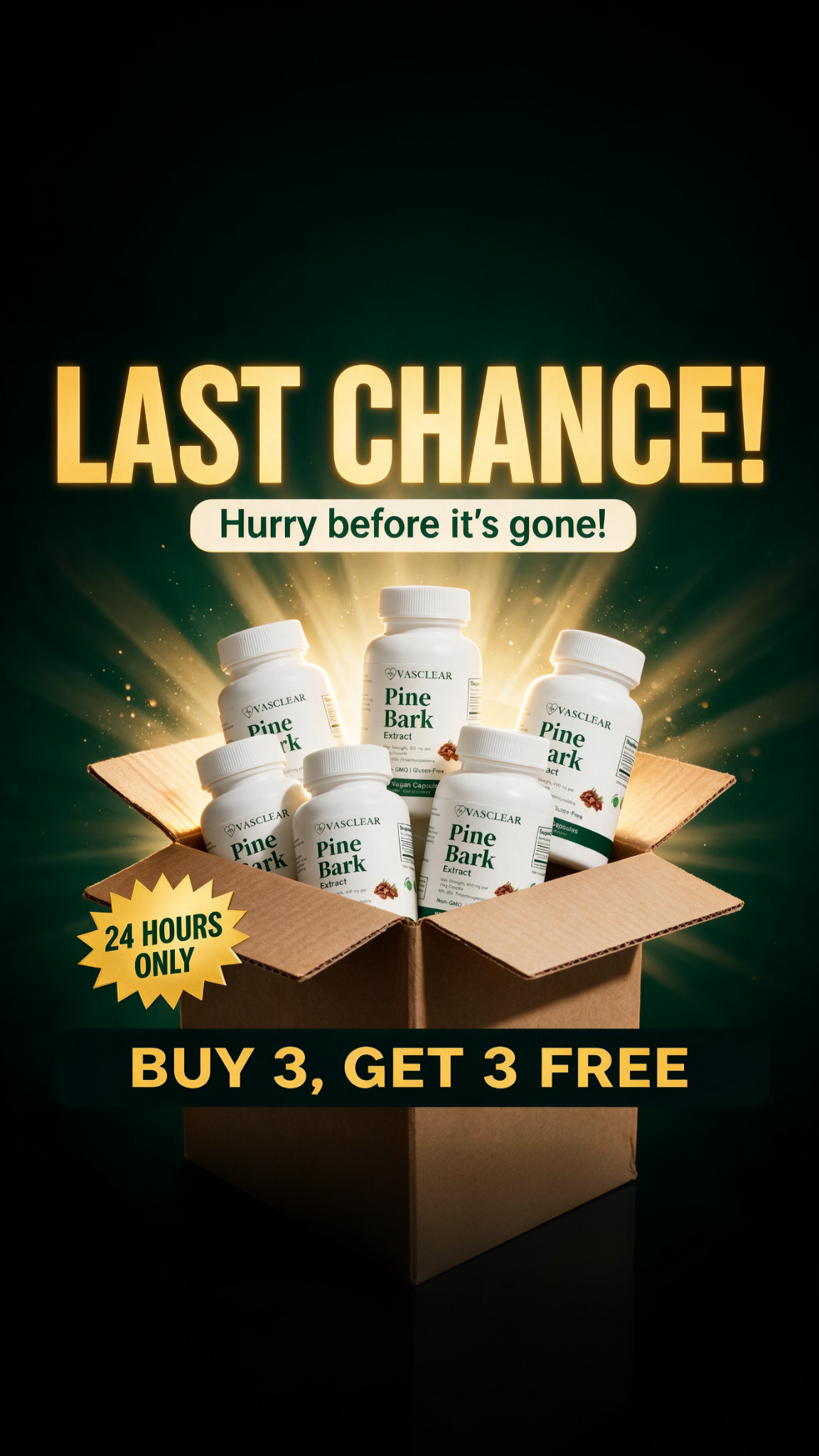 Vasclear Facebook ad: Backed By 160+ Studies. Now Up To 55% Off.