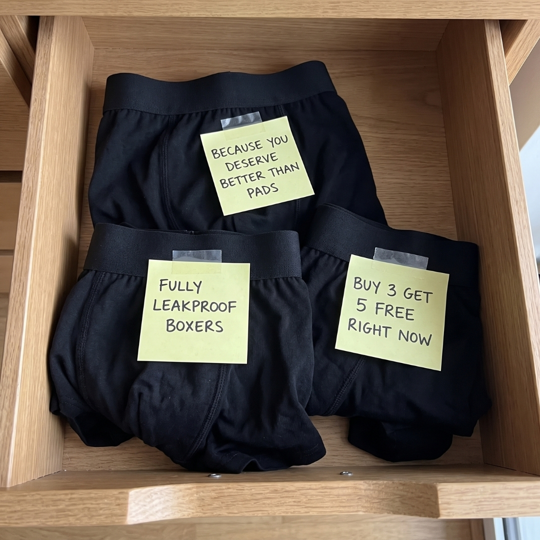 TITAN Boxers Facebook ad: Buy 3 Pairs, Get 5 Free