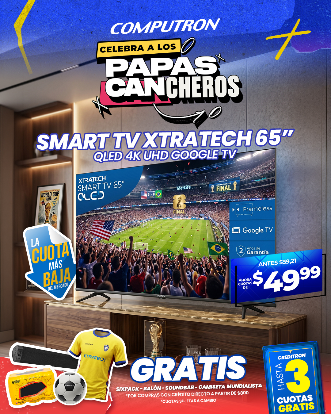 COMPUTRON Facebook ad: Disfruta de la cuota más baja del mercado…