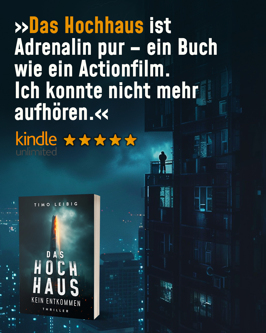 Spannende Thriller von T. L. Facebook ad