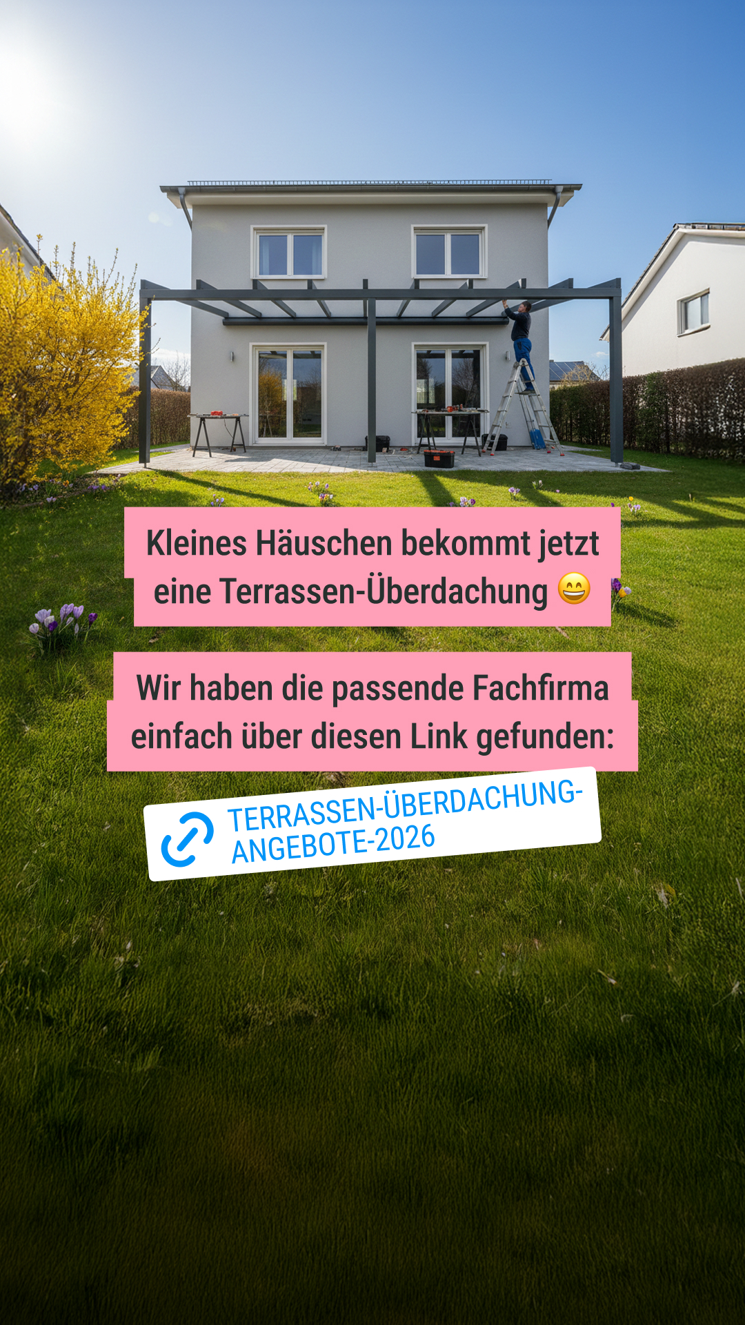 Aroundhome - Terrassenüberdachung Facebook ad from Feb 19, 2026
