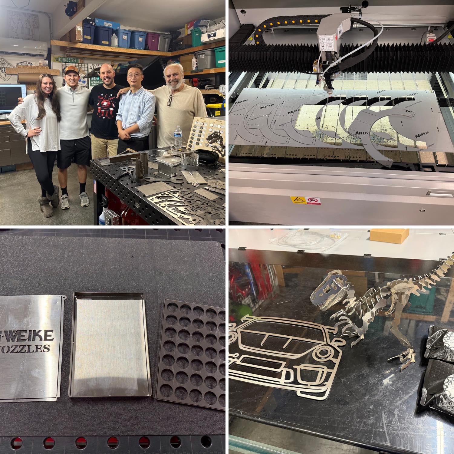 Gweike laser Facebook ad: 6 in 1 CNC Laser Cutting Machine and Fiber Laser Welding…
