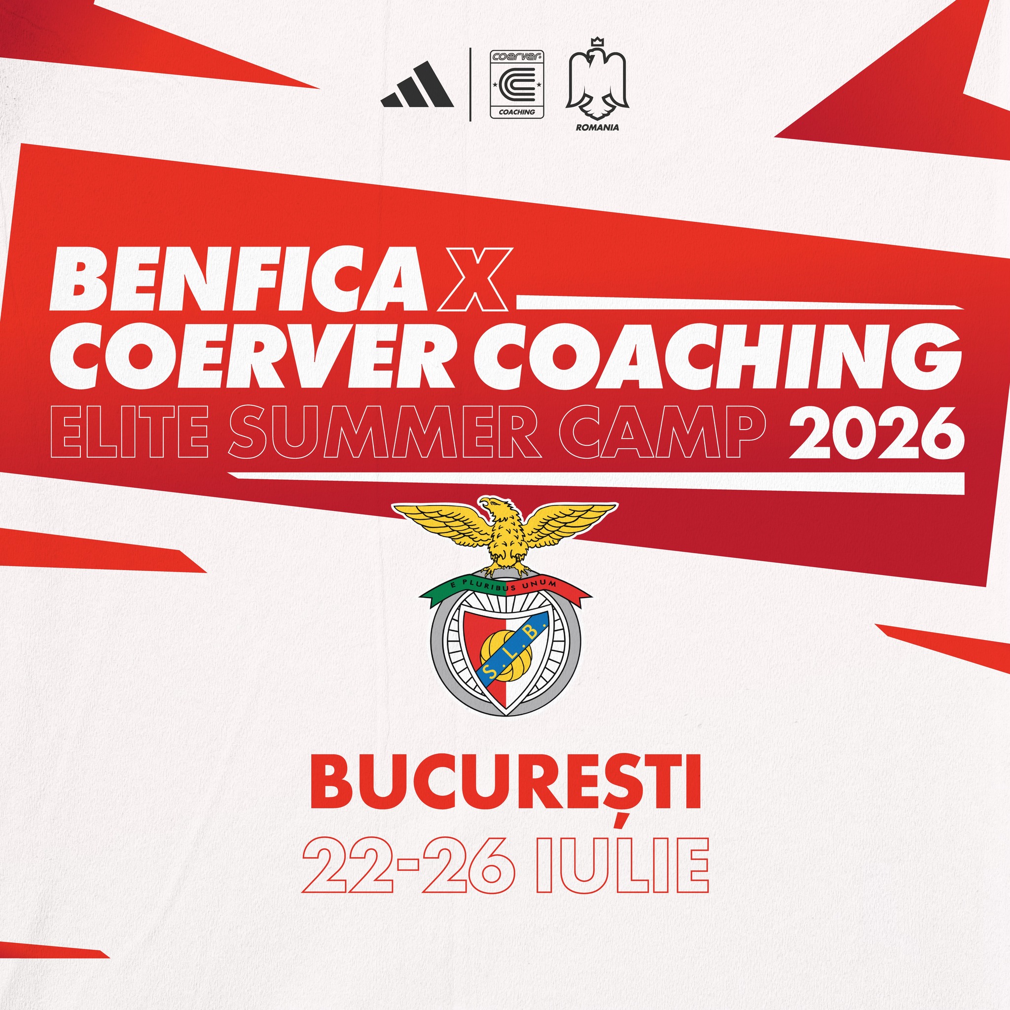 Coerver Coaching Romania&Rep.Moldova Facebook ad: SL Benfica x Coerver Coaching România, Elite Summer…
