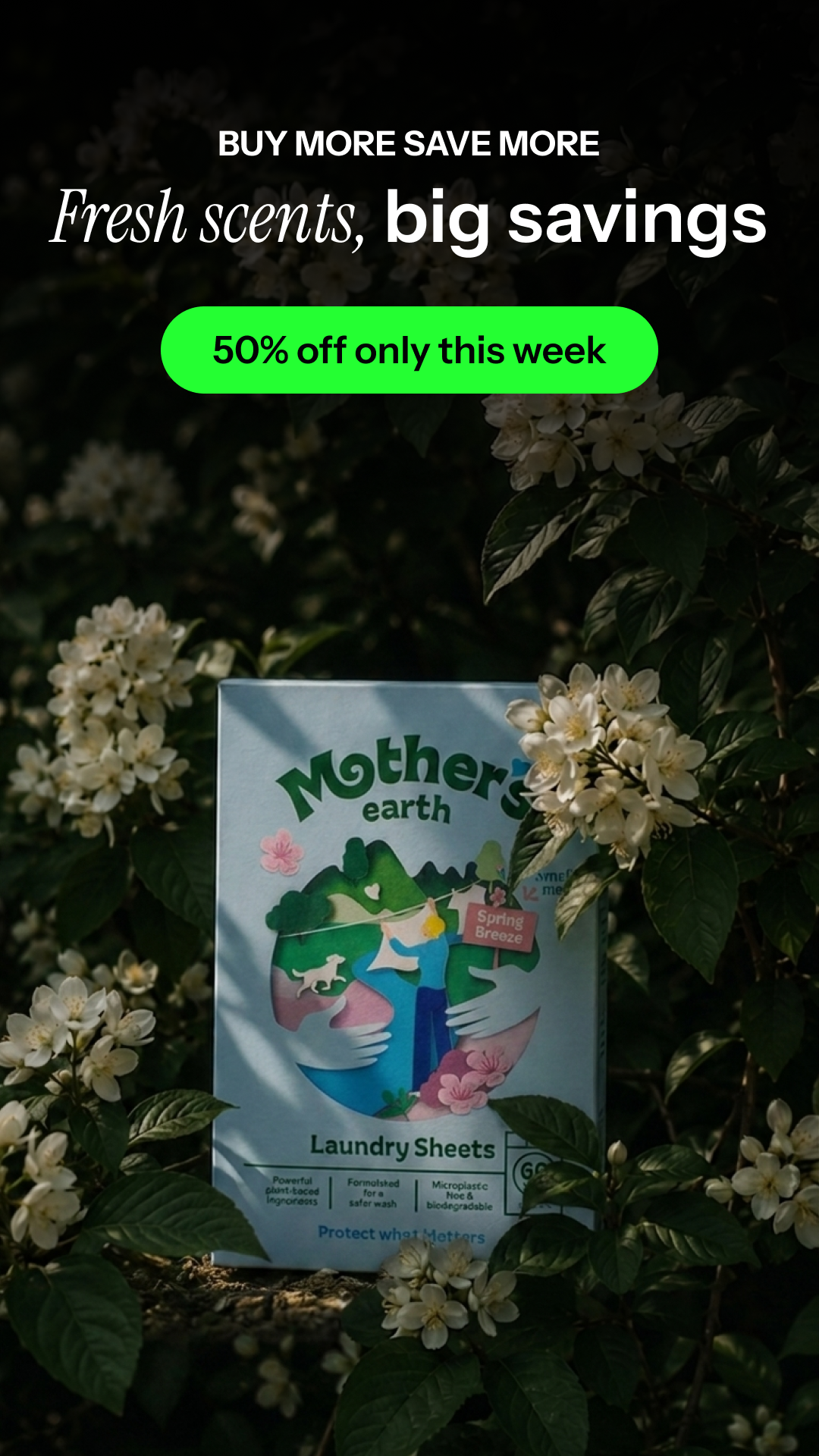 Mothers Earth Facebook ad