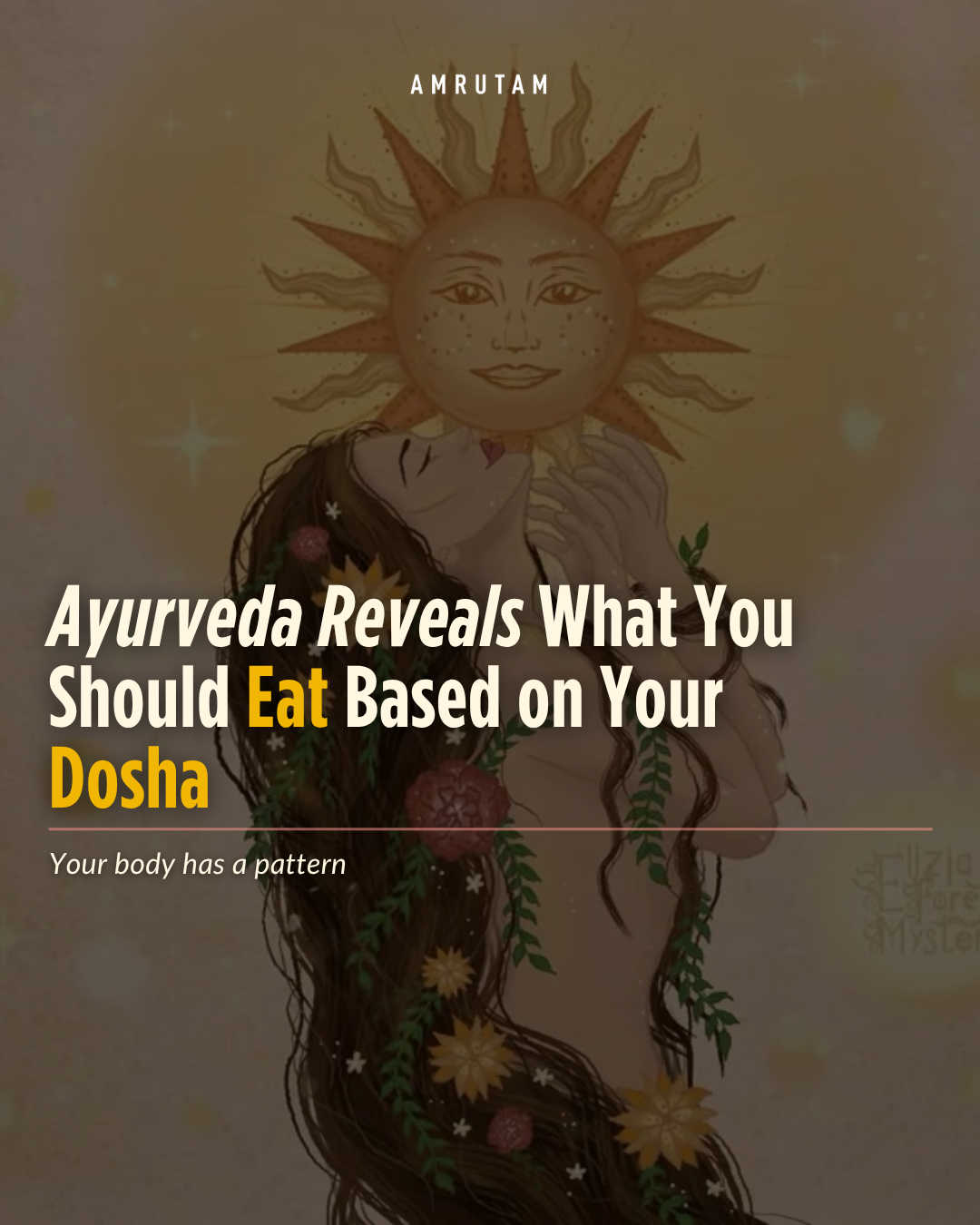 Amrutam Facebook ad: Stop guessing with generic diets.