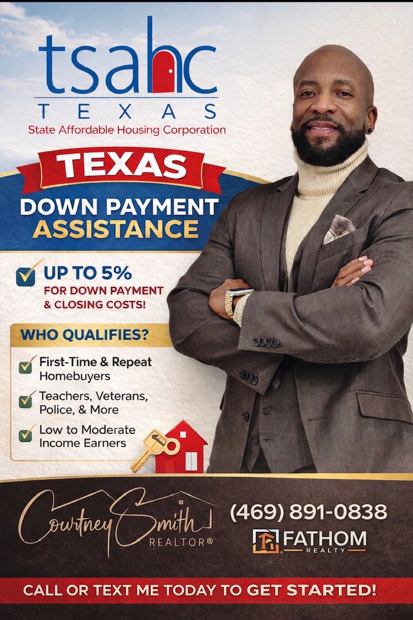 Courtney Smith, Realtor - Fathom Realty Facebook ad: The Texas State Affordable Housing Corporation (TSAHC)…