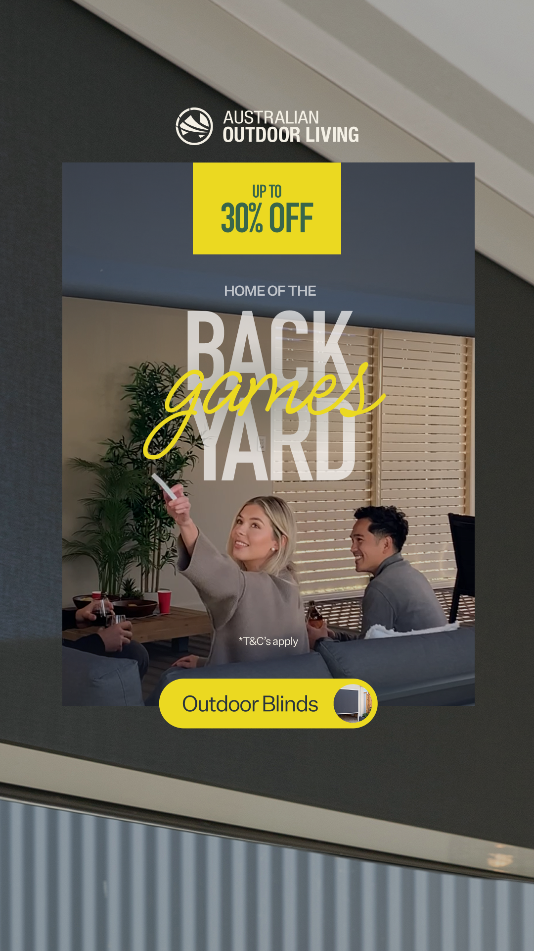 Australian Outdoor Living Facebook ad