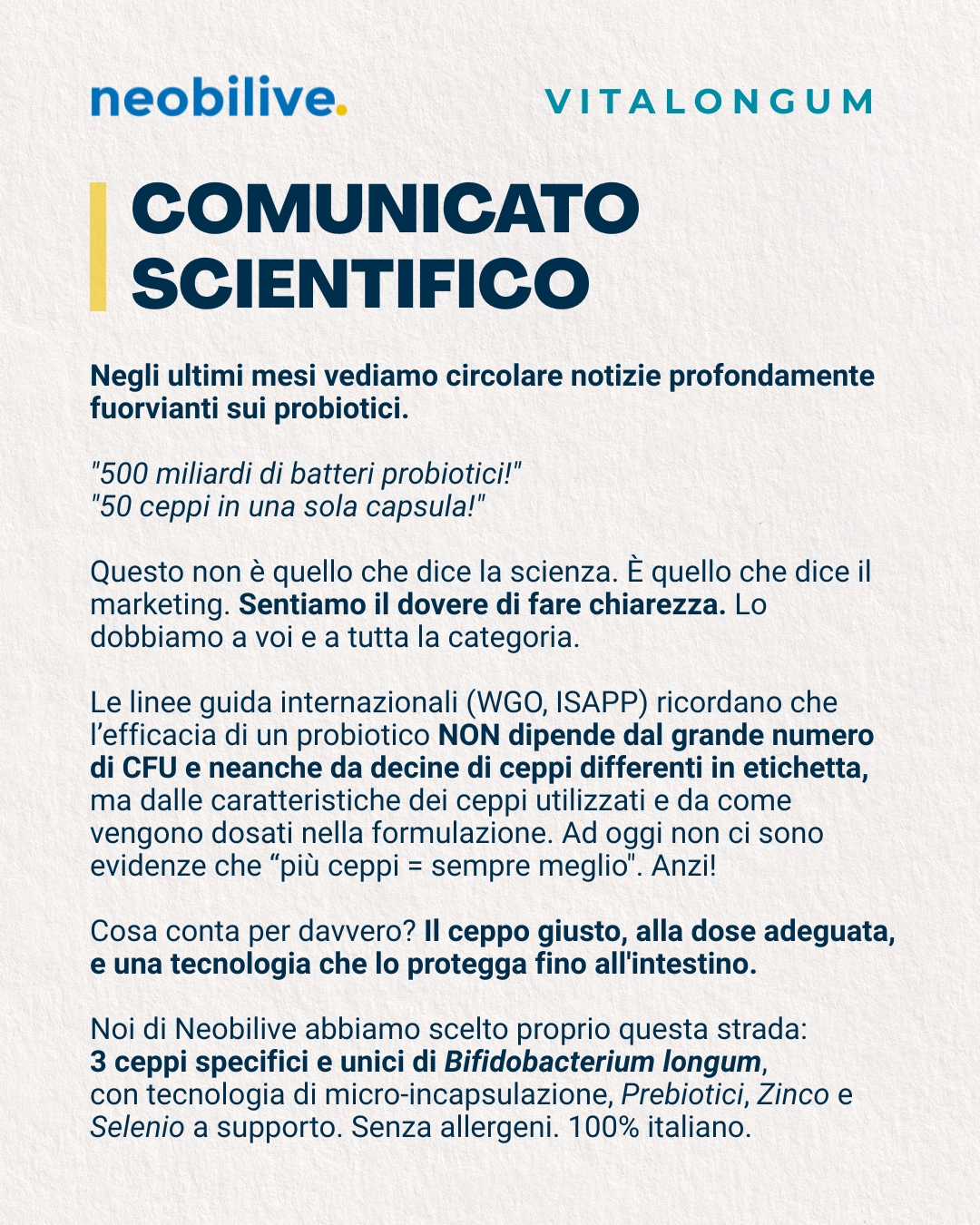 Neobilive Facebook ad: Prova il nostro approccio