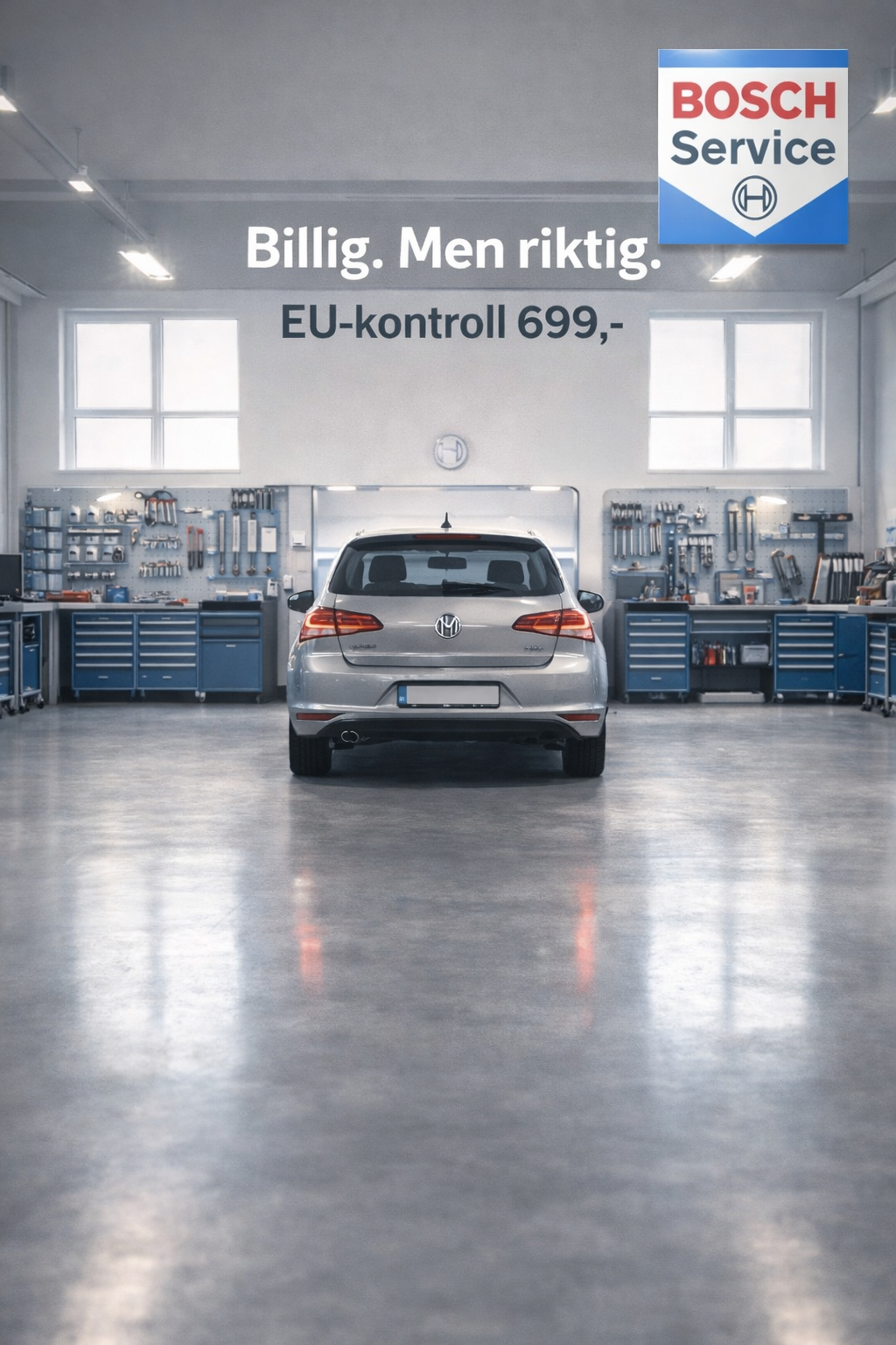 Høiden Bilverksted As Facebook ad: Lokal fagkompetanse. EU‑kontroll kun 699 kr!