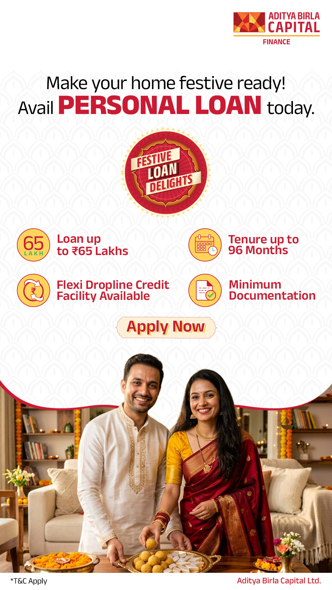 Aditya Birla Capital Facebook ad: Fund your business expansion.