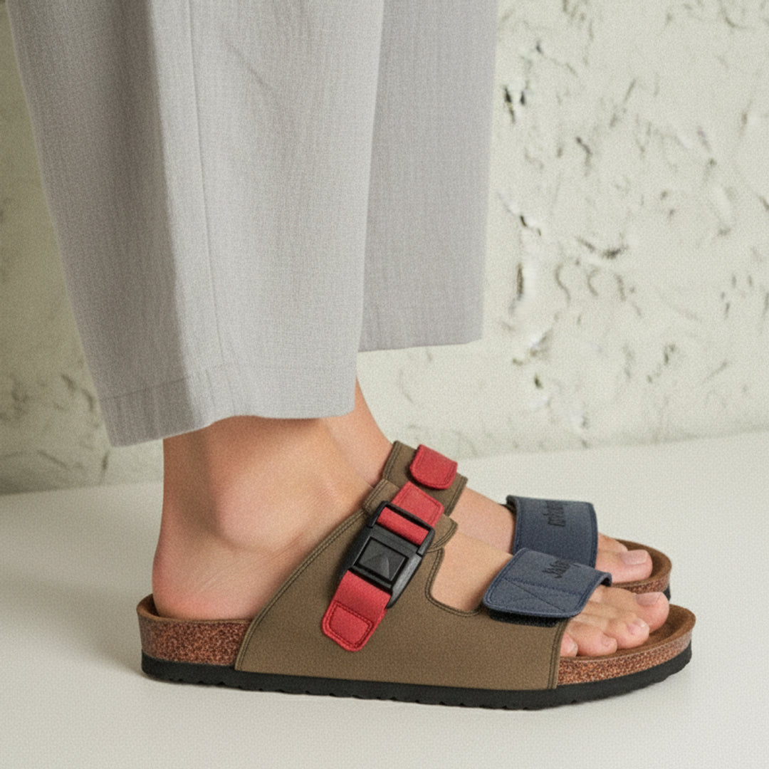 Julaybib Facebook ad: Make Every Step Count, Julaybib Leather Sandals