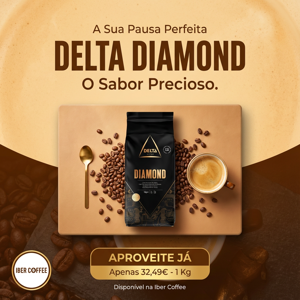 Iber Coffee - Cápsulas de Café Facebook ad: Diamond Delta em Grão 1 kg | IberCoffee