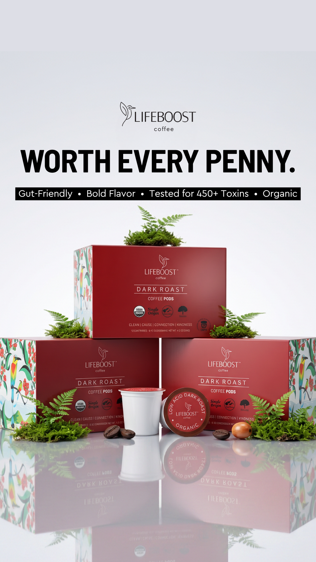 Lifeboost Coffee Facebook ad