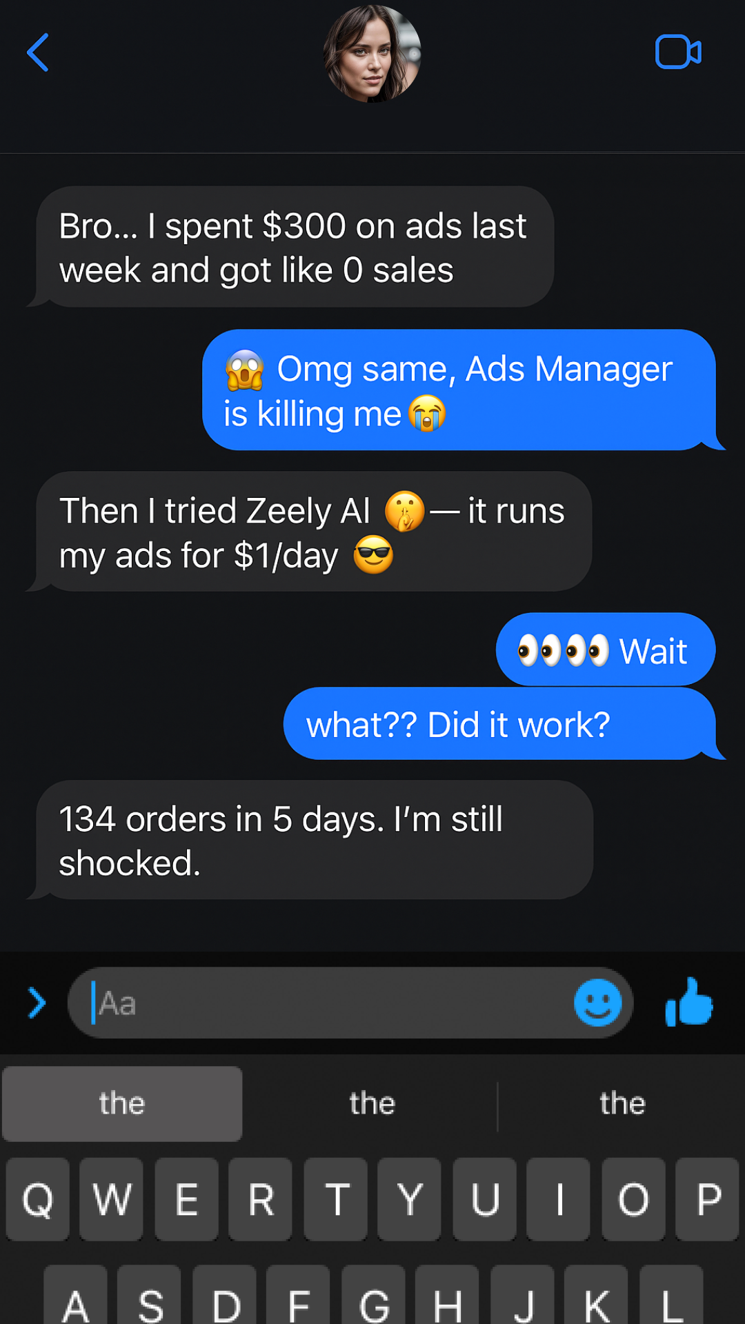 Zeely: Grow Sales with AI Facebook ad
