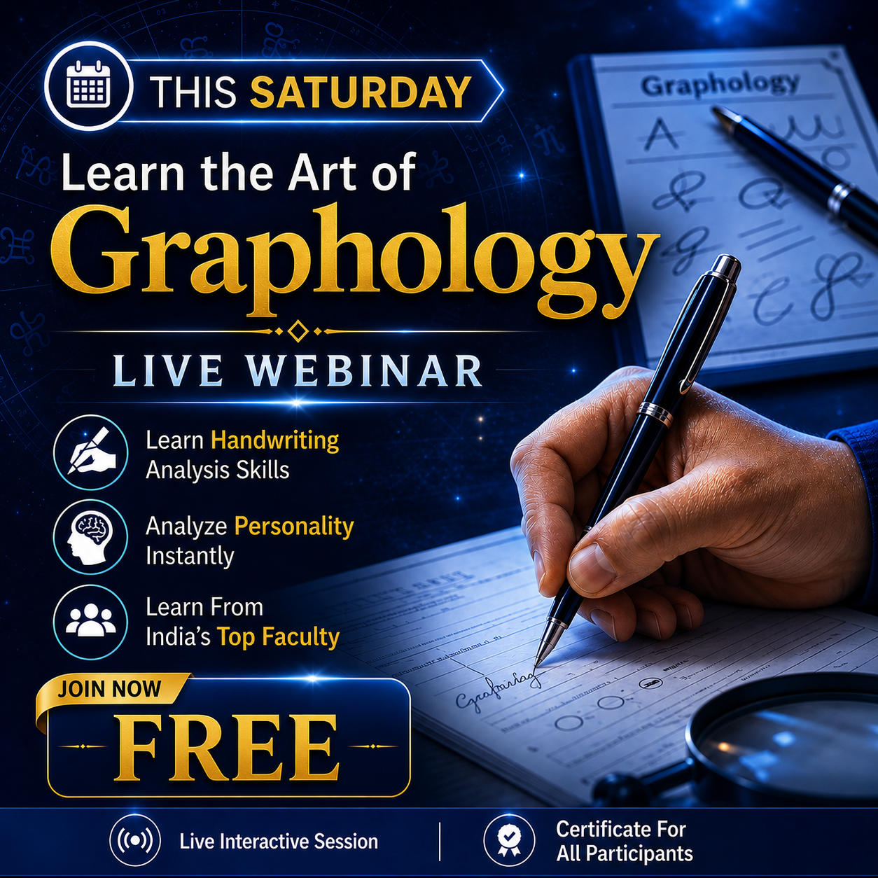 All India Institute of Occult Science Facebook ad: Register Now For Free