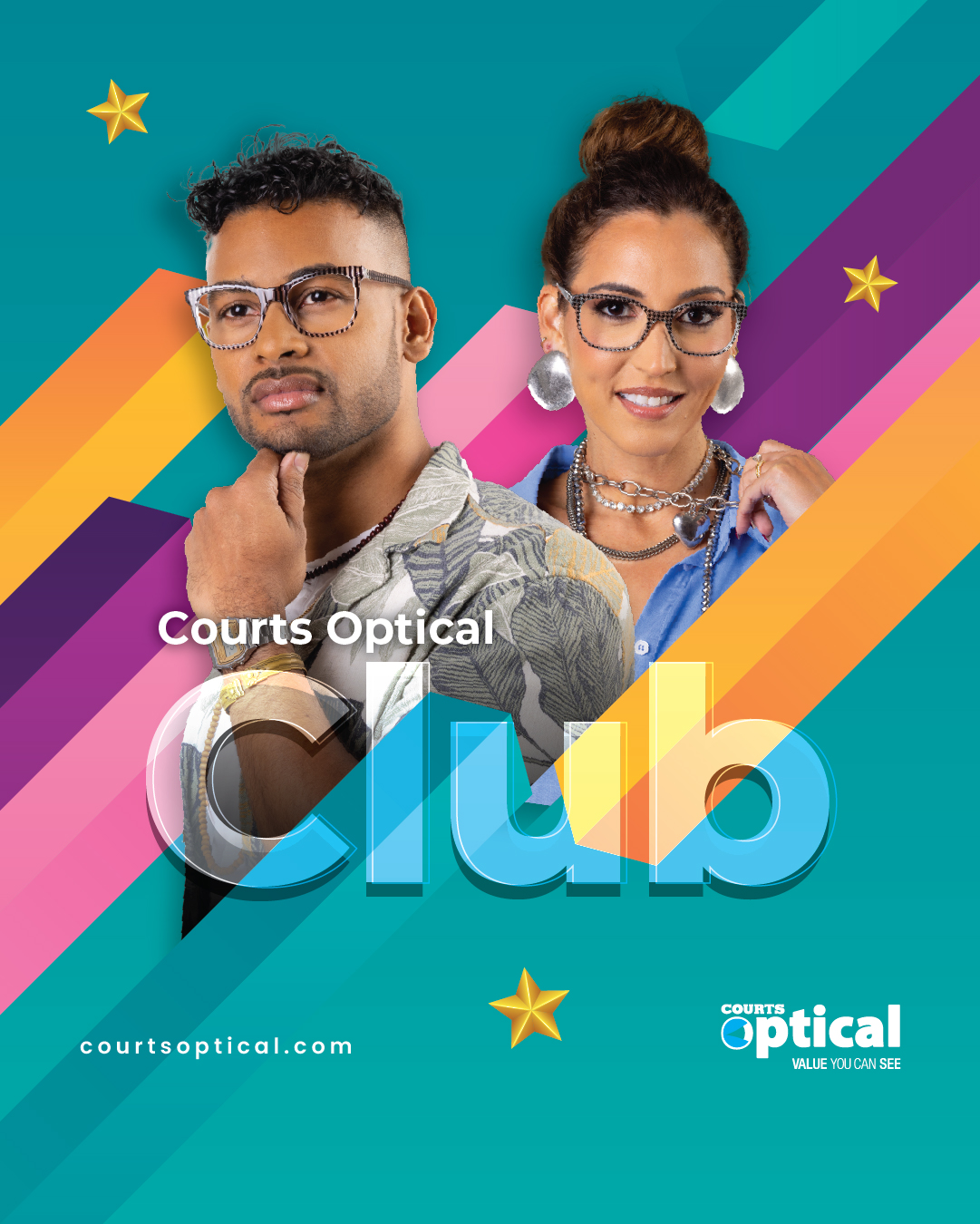 Courts Optical Trinidad & Tobago Facebook ad